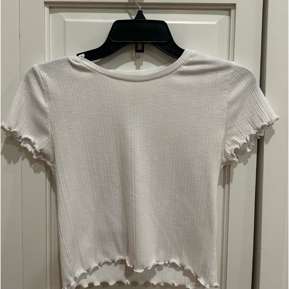 White GARAGE CLOTHING tshirt